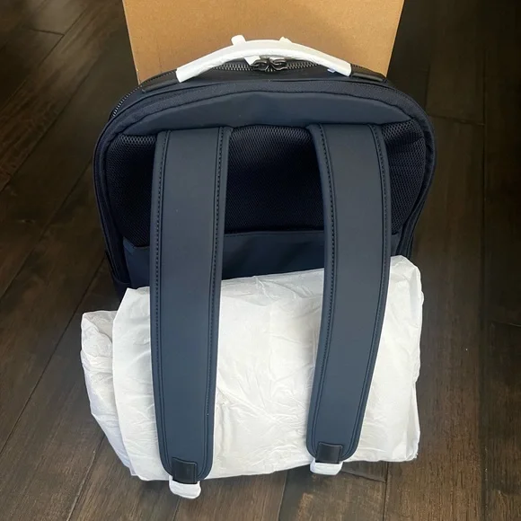 NWT Away Everywhere Zip Backpack - Navy - Picture 8 of 10